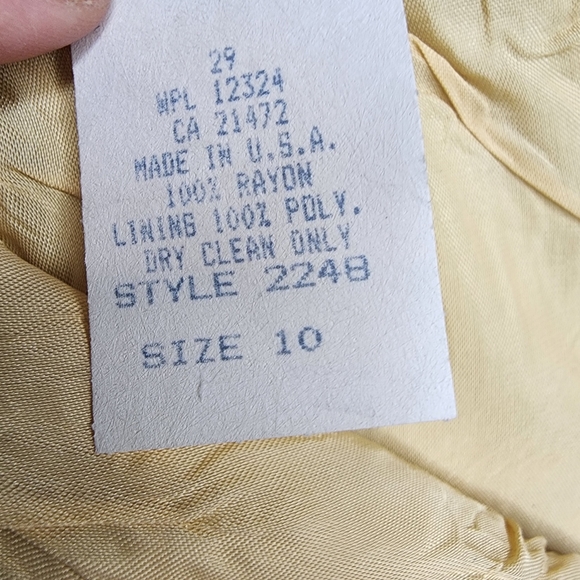 HOWARD WOLF Vintage Trousers 100% Polyester Lining - Picture 12 of 14